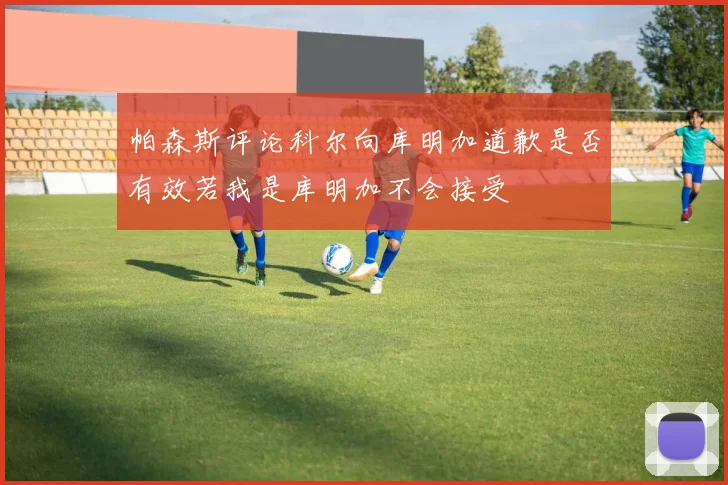 帕森斯评论科尔向库明加道歉是否有效若我是库明加不会接受